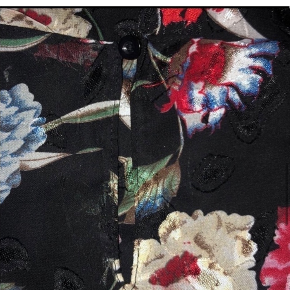 Foxiedox foxie dox anthropologie floral long sleeve alva dress small - Picture 7 of 7